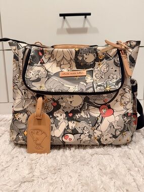 Petunia Pickle Bottom Disney Beauty & the Beast Character Tote/diaper backpack